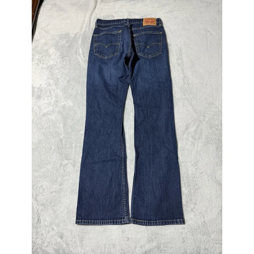 Levis 527 Jeans Mens 29x32 Blue Regular Bootcut Mid Rise Medium Wash Denim